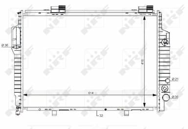 Radiators, Motora dzesēšanas sistēma NRF 59111 1