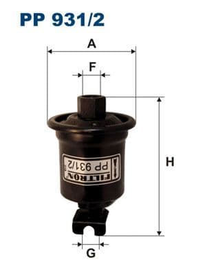 Degvielas filtrs FILTRON PP 931/2 1