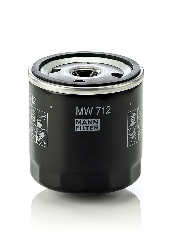 Eļļas filtrs MANN-FILTER MW 712 1