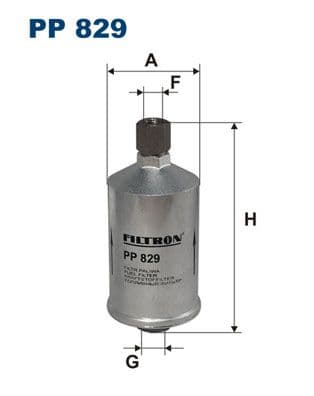 Degvielas filtrs FILTRON PP 829 1