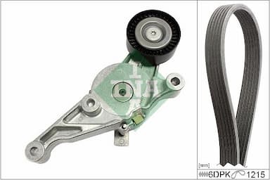 Ķīļrievu siksnu komplekts Schaeffler INA 529 0462 10 1