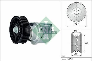 Siksnas spriegotājs, Ķīļsiksna Schaeffler INA 534 0185 10 1