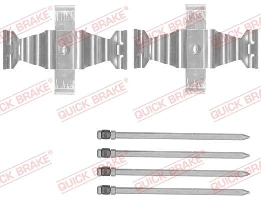 Piederumu komplekts, Disku bremžu uzlikas QUICK BRAKE 109-1829 1