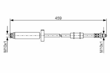 Bremžu šļūtene BOSCH 1 987 476 462 1
