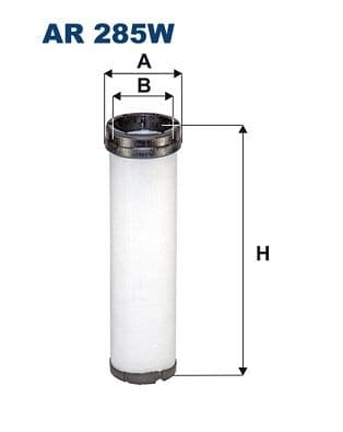 Sekundārā gaisa filtrs FILTRON AR 285W 1