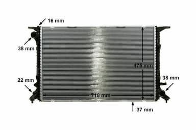 Radiators, Motora dzesēšanas sistēma MAHLE CR 911 000P 11