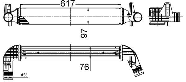 Starpdzesētājs MAHLE CI 516 000S 1