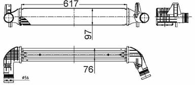 Starpdzesētājs MAHLE CI 516 000S 1