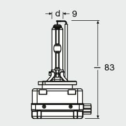 Kvēlspuldze ams-OSRAM 66340 3