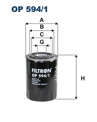 Eļļas filtrs FILTRON OP 594/1 1