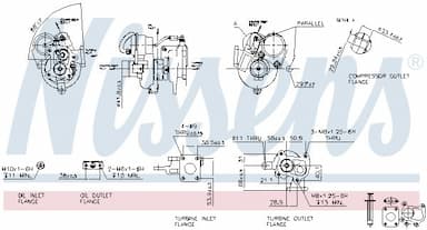 Kompresors, Turbopūte NISSENS 93060 6