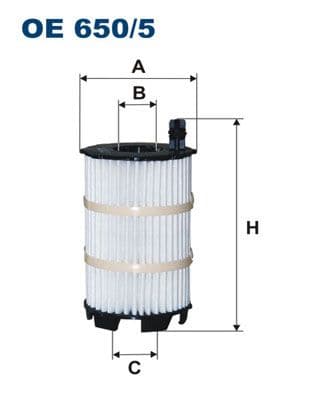 Eļļas filtrs FILTRON OE 650/5 1