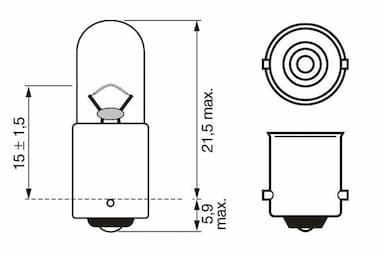 Kvēlspuldze BOSCH 1 987 302 512 6