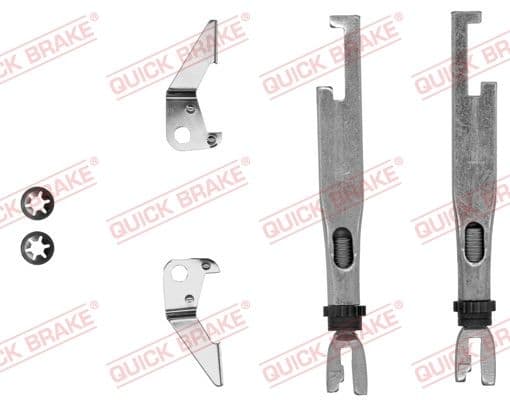 Regulatora komplekts, Trumuļu bremzes QUICK BRAKE 102 53 001 1