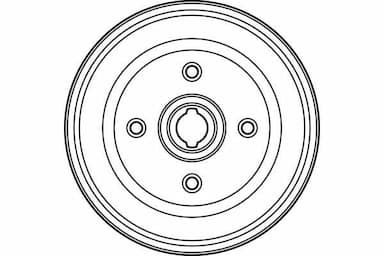 Bremžu trumulis TRW DB4134 2