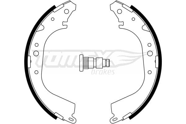 Bremžu loku komplekts TOMEX Brakes TX 23-35 1