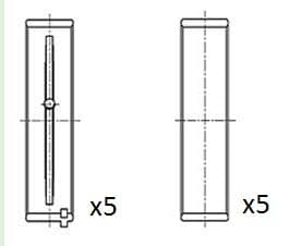 Kloķvārpstas gultnis FAI AutoParts BM1019-030 1