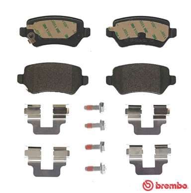 Bremžu uzliku kompl., Disku bremzes BREMBO P 59 038 2