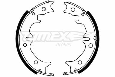 Bremžu loku komplekts TOMEX Brakes TX 22-29 1