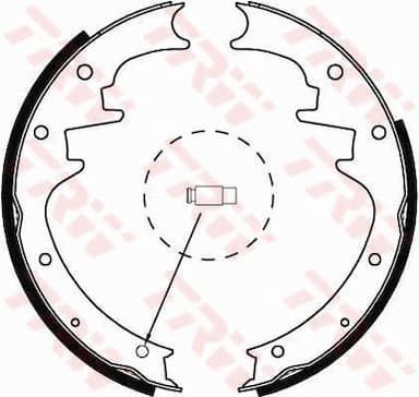 Bremžu loku komplekts TRW GS8444 1