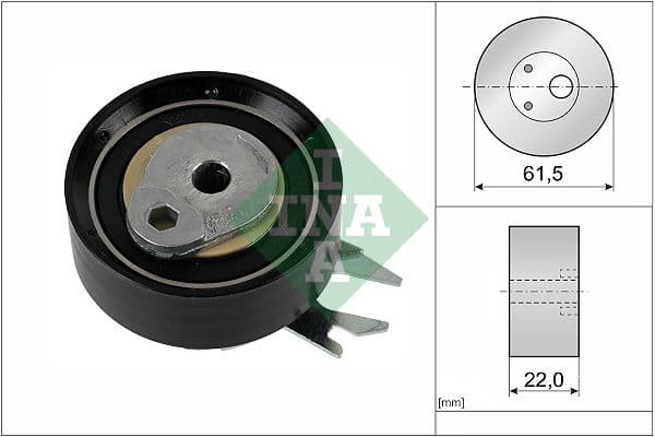 Spriegotājrullītis, Gāzu sadales mehānisma piedziņas siksna INA 531 0252 30 1