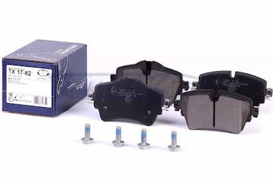 Bremžu uzliku kompl., Disku bremzes TOMEX Brakes TX 17-82 2