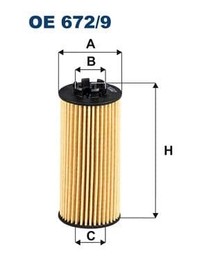 Eļļas filtrs FILTRON OE 672/9 1