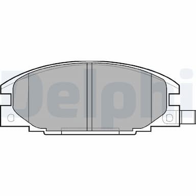 Bremžu uzliku kompl., Disku bremzes DELPHI LP629 1