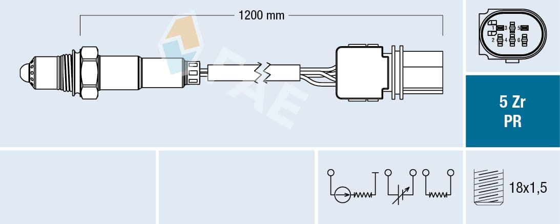 Lambda zonde FAE 75050 1