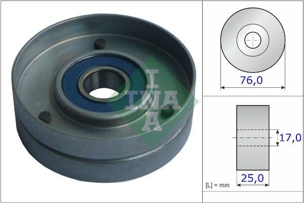 Spriegotājrullītis, Ķīļrievu siksna INA 531 0751 30 1