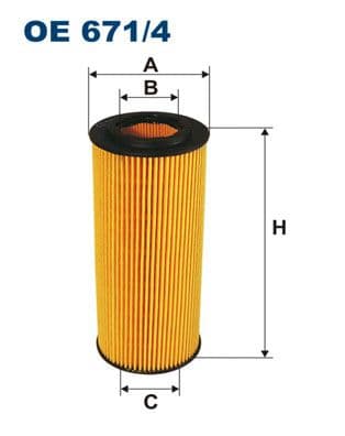 Eļļas filtrs FILTRON OE 671/4 1