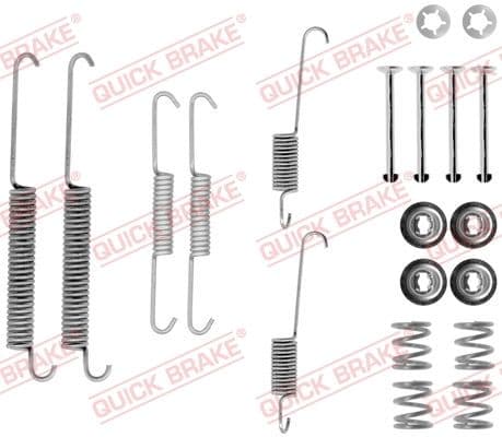 Piederumu komplekts, Bremžu loki QUICK BRAKE 105-0754 1