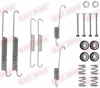 Piederumu komplekts, Bremžu loki QUICK BRAKE 105-0754 1