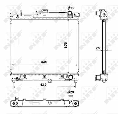 Radiators, Motora dzesēšanas sistēma NRF 53930 4