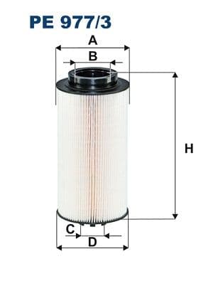 Degvielas filtrs FILTRON PE 977/3 1