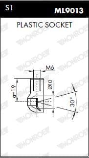 Gāzes atspere, Bagāžas/Kravas nodalījuma vāks MONROE ML5500 8