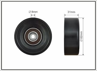 Spriegotājrullītis, Ķīļrievu siksna CAFFARO 500205 1