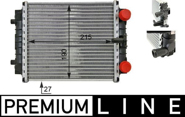 Radiators, Motora dzesēšanas sistēma MAHLE CR 80 000P 1