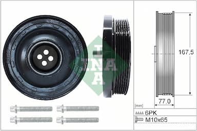 Siksnas skriemeļa komplekts, Kloķvārpsta Schaeffler INA 544 0137 20 1