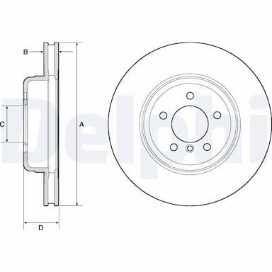 Bremžu diski DELPHI BG9159C 1