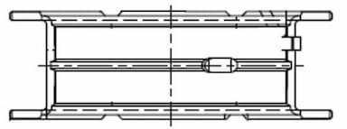 Kloķvārpstas gultnis MAHLE 001 FL 21834 000 1