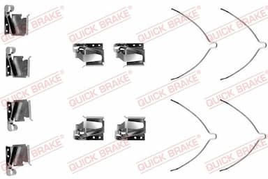 Piederumu komplekts, Disku bremžu uzlikas QUICK BRAKE 109-1269 1