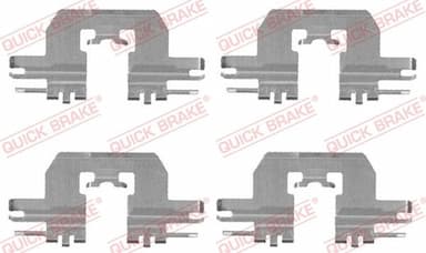 Piederumu komplekts, Disku bremžu uzlikas QUICK BRAKE 109-1724 1