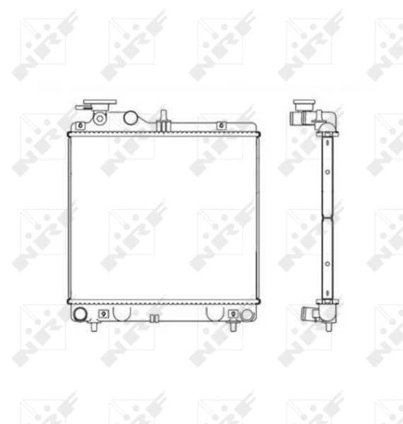 Radiators, Motora dzesēšanas sistēma NRF 53257 1