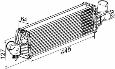 Starpdzesētājs MAHLE CI 355 000P 2