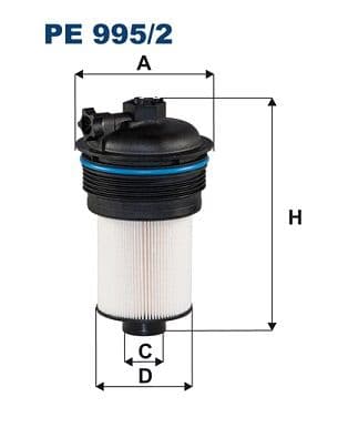 Degvielas filtrs FILTRON PE 995/2 1