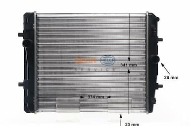 Radiators, Motora dzesēšanas sistēma MAHLE CR 2035 000S 2