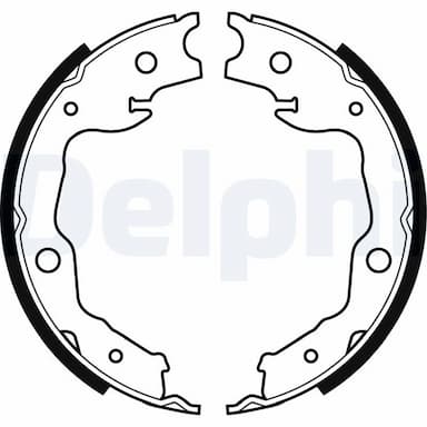 Bremžu loku komplekts DELPHI LS1999 1