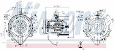 Salona ventilators NISSENS 87131 6