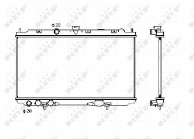 Radiators, Motora dzesēšanas sistēma NRF 53427 1